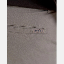 LNIANE SPODENKI męskie, WIĄZANE Z KIESZENIAMI, casual BEŻOWE